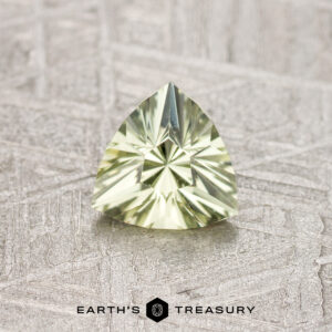 0.62-Carat Greenish-Yellow Montana Sapphire