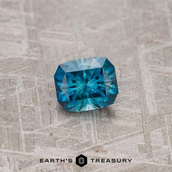 3.93-Carat Rich Blue-Green Montana Sapphire (Heated)