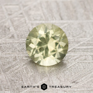 0.87-Carat Bright Yellow Montana Sapphire