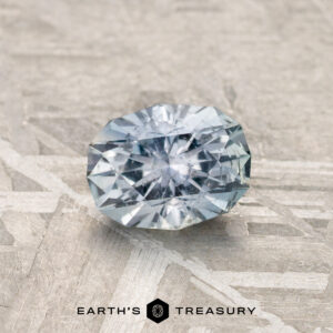 1.02-Carat Gray-Aqua Montana Sapphire