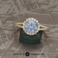 The "Charlotte" in 14k yellow gold with 2.98-Carat Montana Sapphire