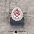 The "Grace" in 14k white gold with 1.40-Carat Pink Tourmaline