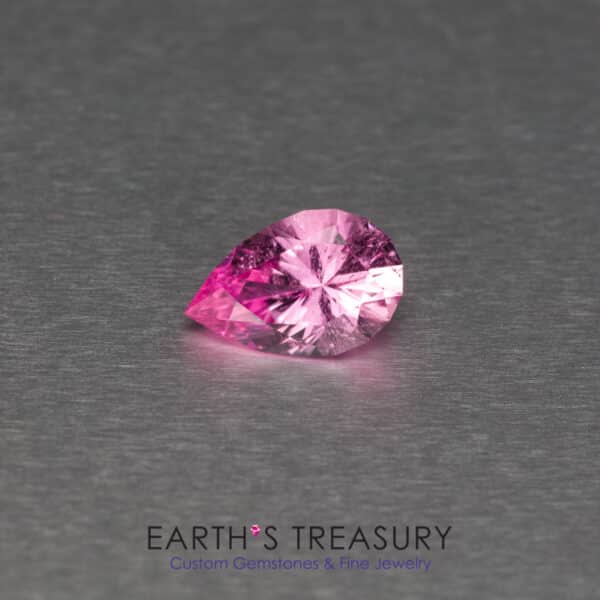 Studio Fluorescent Lighting: 2.18-Carat Bright Pink California Tourmaline