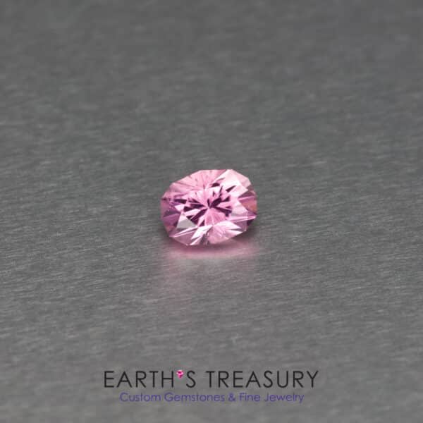 Studio Fluorescent Lighting: 0.91-Carat Bright Pink California Tourmaline