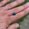 Shaded Daylight: 4.88-Carat Deep Blue-Green Montana Sapphire (Heated)