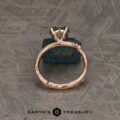 The "Twyg" in 14k rose gold with 1.78-Carat Montana Sapphire