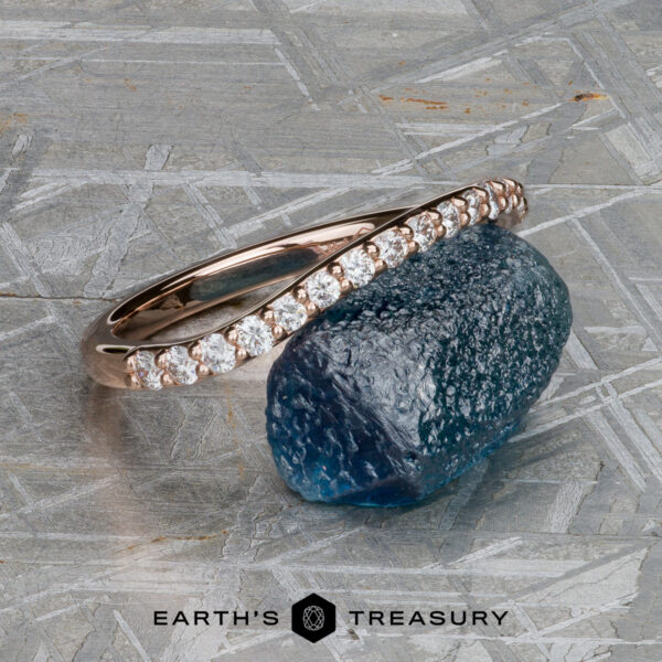 The Classic Prong-Set band in 14k rose gold The Classic Prong-Set band in 14k rose gold