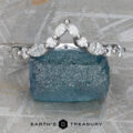 The "Clemencia" band in 18k white gold