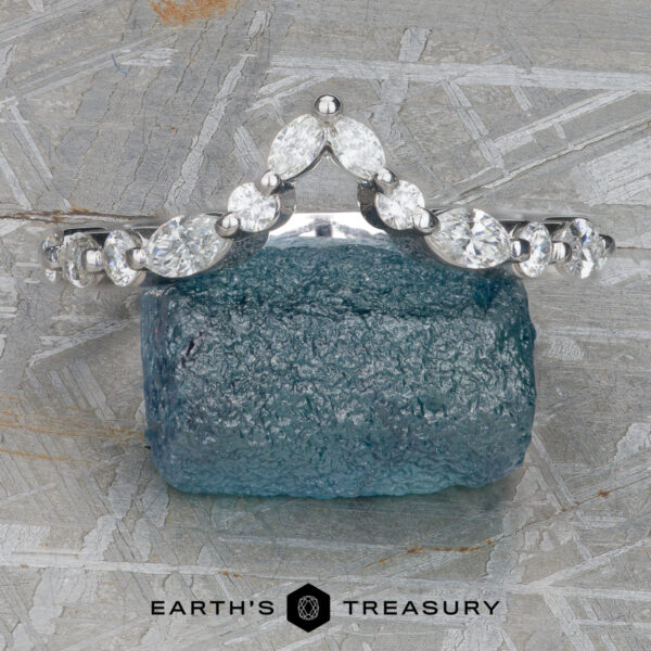 The "Clemencia" band in 18k white gold The "Clemencia" band in 18k white gold