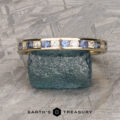 The Deluxe Channel-Set Yogo Sapphire and Diamond Band in 14k yellow gold