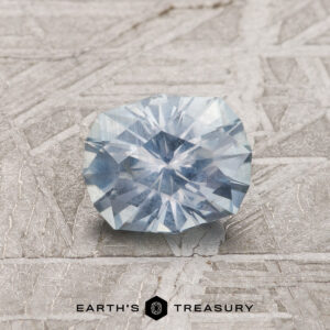0.88-Carat Pale Aqua-Gray Montana Sapphire