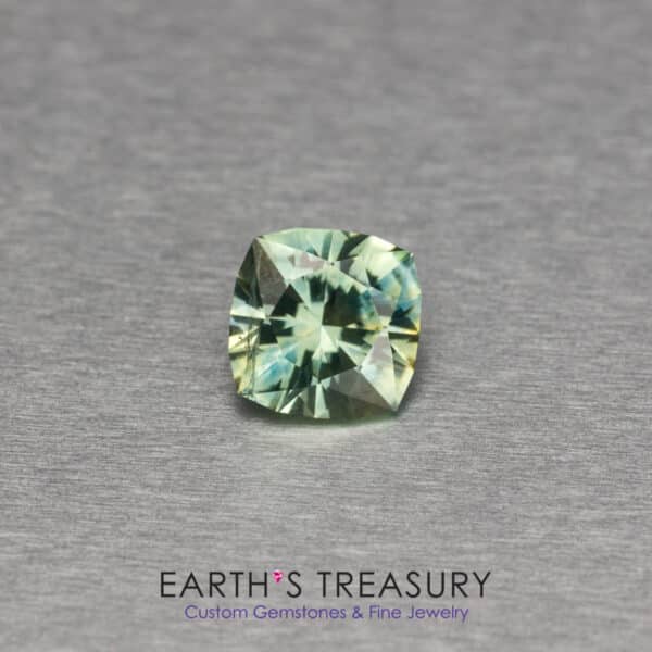 1.38-Carat Green Montana Sapphire (