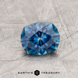 A blue Montana sapphire in our "Helena" oval design