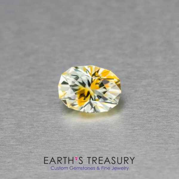 2.76-Carat Yellow-Gold Bicolored Montana Sapphire (Heated)