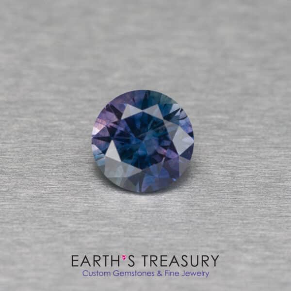 1.02-Carat Deep Blue to Purple Color Change Montana Sapphire (He