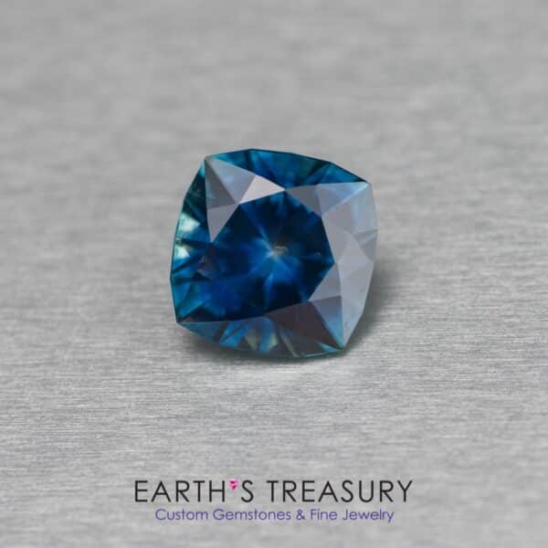 1.33-Carat Deep Blue Montana Sapphire (Heated)