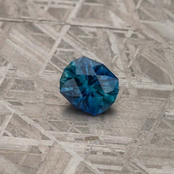 2.76-Carat Deep Blue-Green Montana Sapphire (Heated)