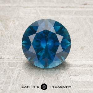 1.70-Carat Deep Peacock Blue Montana Sapphire (Heated)
