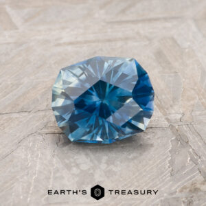 A particolored Montana sapphire in our "Helena" oval design