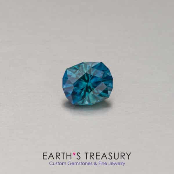 1.75-Carat Deep Blue-Teal Bicolored Montana Sapphire (Heated)