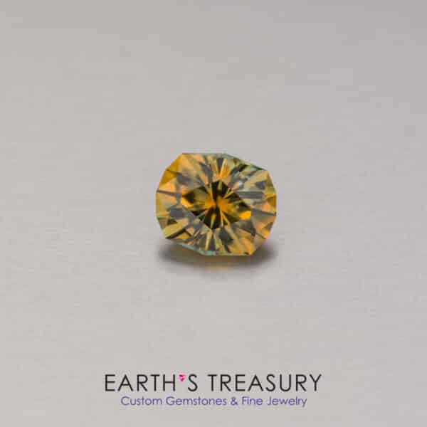 1.77-Carat Gold-Green Particolored Montana Sapphire (Heated)