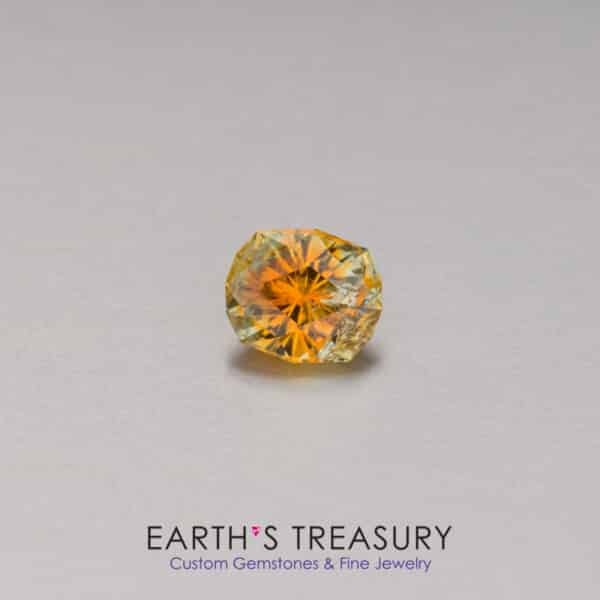1.40-Carat Yellow-Orange Bicolored Montana Sapphire (Heated)