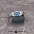 The "Calypso" in 14k white gold with 1.20-carat Montana sapphire