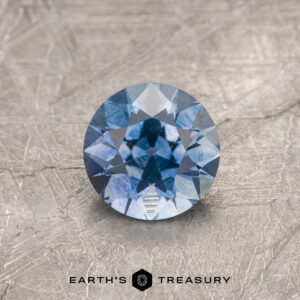 A blue Montana sapphire in an Old European-style cut (OEC)