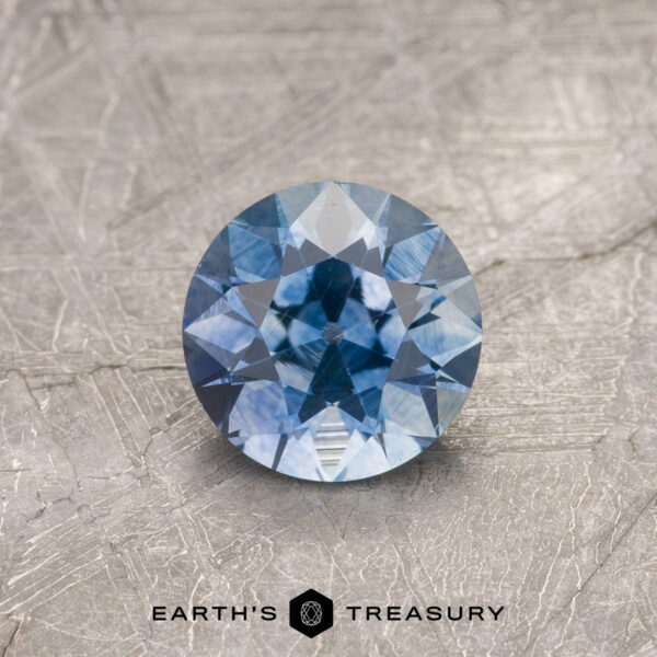 0.84-Carat Medium Blue Montana Sapphire (Heated) A blue Montana sapphire in an Old European-style cut (OEC)