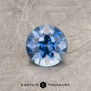 A blue Montana sapphire in an Old European-style cut (OEC)