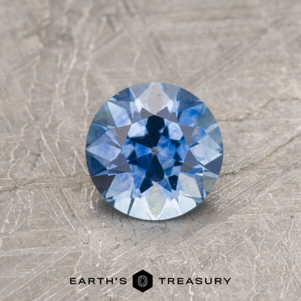 0.79-Carat Medium Blue Montana Sapphire (Heated) A blue Montana sapphire in an Old European-style cut (OEC)