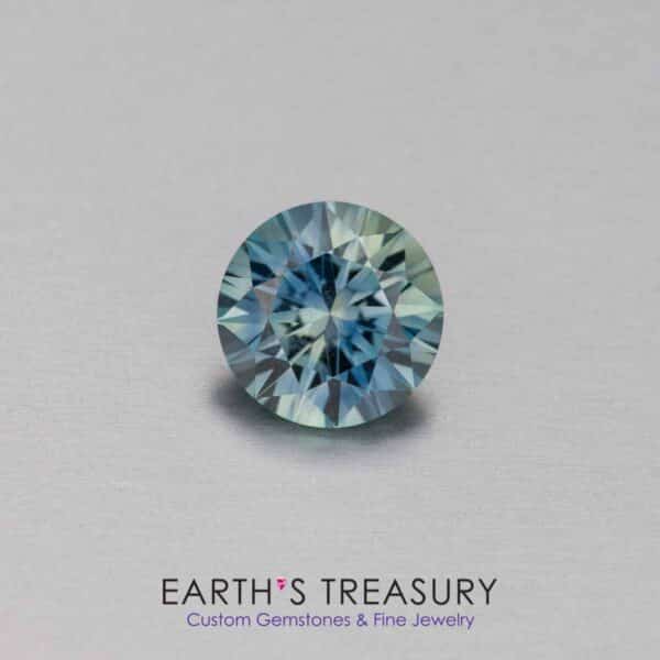 2.34-Carat Blue-Green Particolored Montana Sapphire