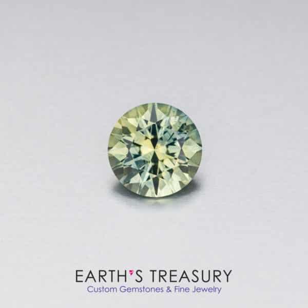 2.28-Carat Yellow-Green Particolored Montana Sapphire (Heated)
