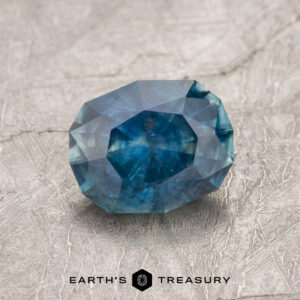 1.50-Carat Deep Blue Green Montana Sapphire (Heated)