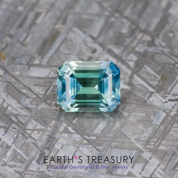 3.36-Carat Blue-Green Bicolored Montana Sapphire (Heated)
