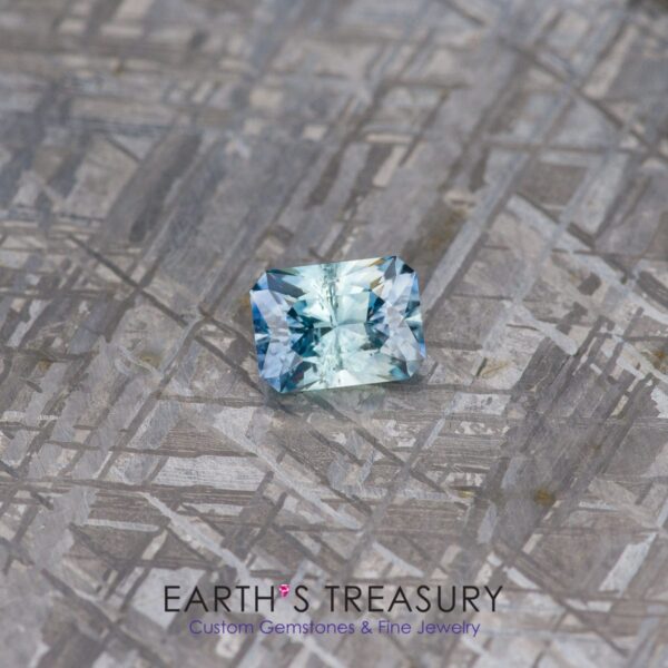 1.19-Carat Aqua-Blue Bicolored Montana Sapphire (Heated)