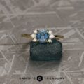 The "Hesperia" in 14k yellow gold with 0.89-carat Montana sapphire