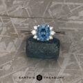 The "Hesperia" in 14k white gold with 1.24-Carat Montana Sapphire