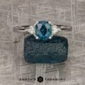 The "Maia" in Platinum with 1.02-carat Montana sapphire