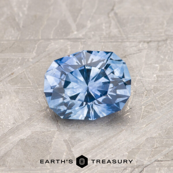 1.09-Carat Sky Blue Montana Sapphire (Heated) A blue Montana sapphire in our "Orion" oval design