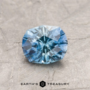 A bicolored Montana sapphire in our "Helena" oval design