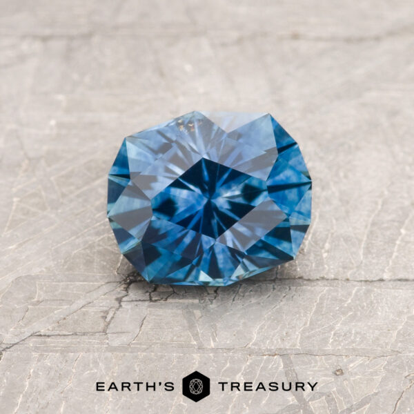 MS2754 A blue Montana sapphire in our "Helena" oval design