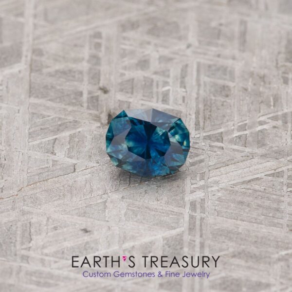 1.43-Carat Deep Blue-Green Montana Sapphire (Heated)