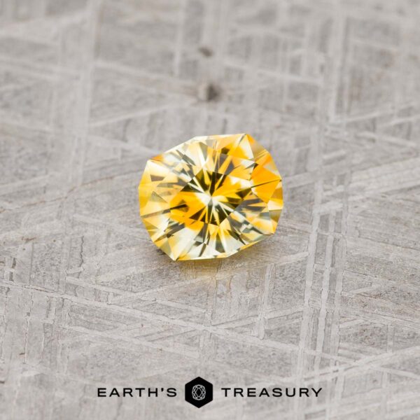 2.40-Carat Gold-Yellow Particolored Montana Sapphire (Heated)