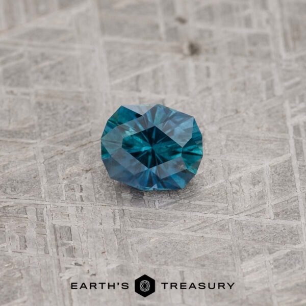 2.15-Carat Deep Blue-Green Montana Sapphire (Heated)