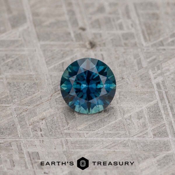 2.13-Carat Dark Blue-Green Montana Sapphire (Heated)