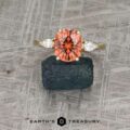 The "Clematis" Ring in 14k Yellow Gold with 2.75-carat garnet