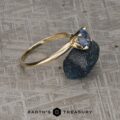 The "Minimalist" Solitaire in 14k yellow gold with 1.19-carat Umba sapphire
