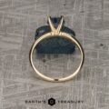 The "Minimalist" Solitaire in 14k yellow gold with 1.19-carat Umba sapphire