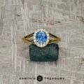 The "Diana" in 18k yellow gold with 1.08-Carat Montana Sapphire